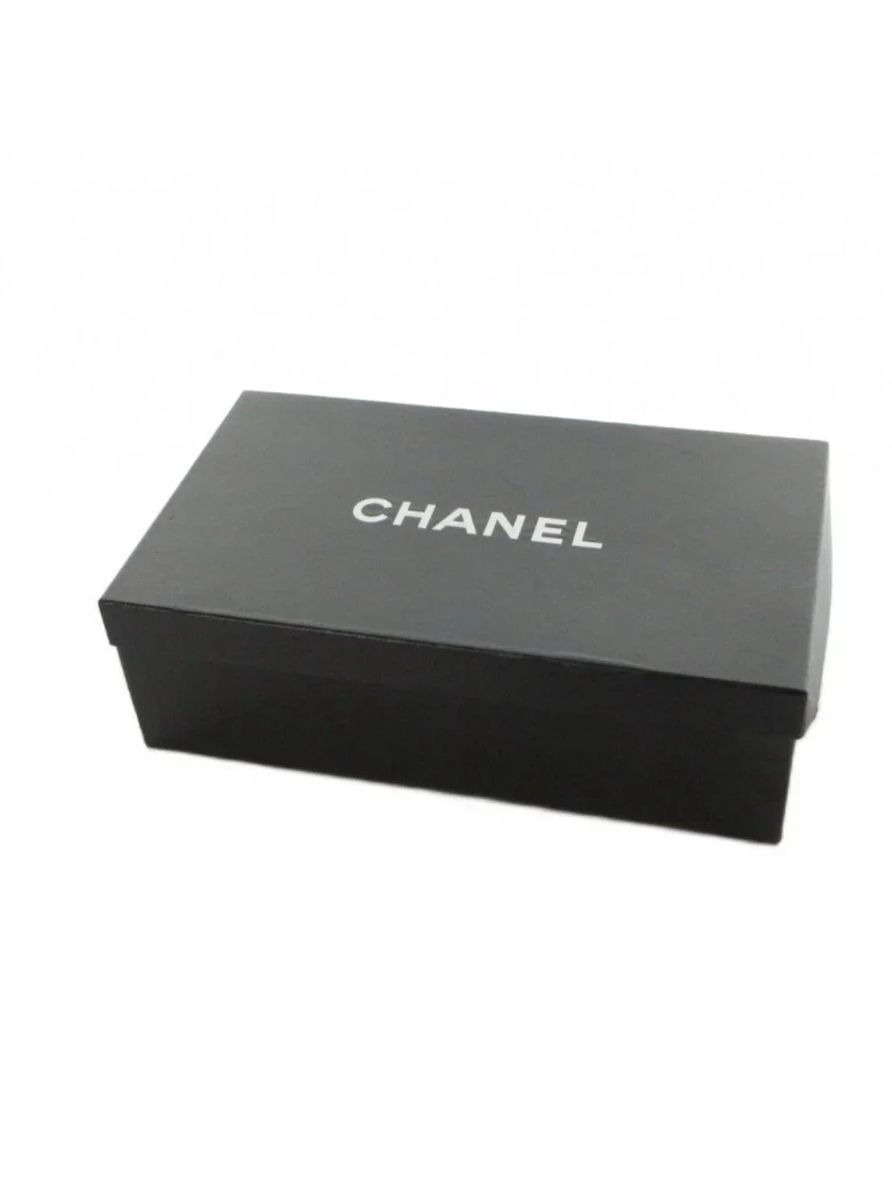 Chanel Pumps High Heels Suede Logo Black